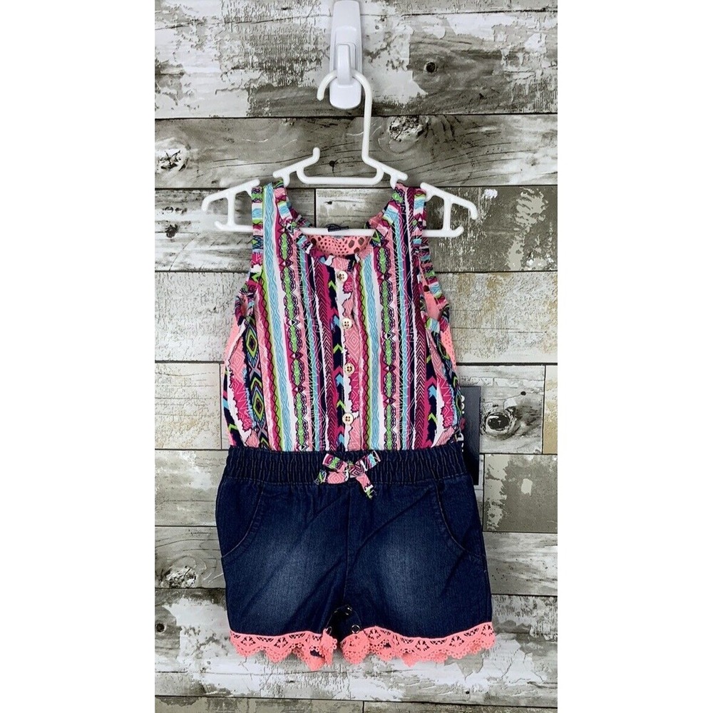 Limited Too Infant Toddler Girls 1 Piece‎ Short Romper Tank Top 2737 Size 18M